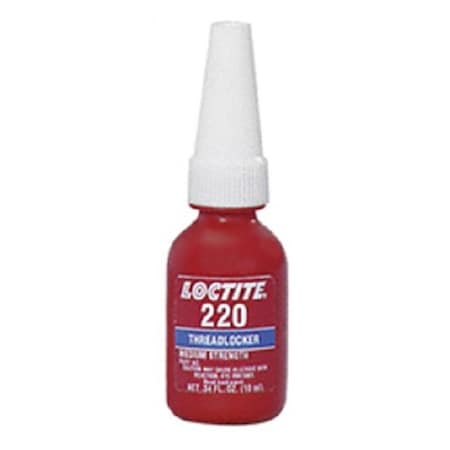 Henkel Anaerobic Threadlocker, Small Screw, Bottle, 10 Ml 220 BLUE 10ML IDH 483618